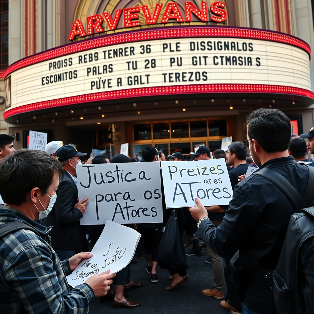 Atores em Greve: A Indústria do Entretenimento para