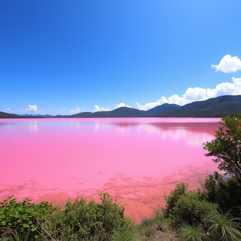 O Enigma do Lago Rosa: Mistério Natural Desafia Cientistas