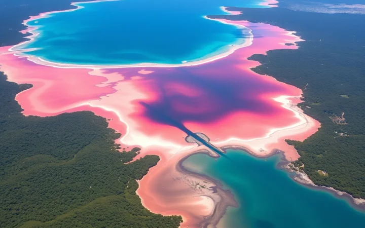 O Mistério do Lago Rosa: Fenômeno Natural ou Obra Humana?