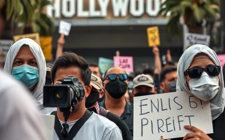 Atores em Greve Histórica Sacodem Hollywood: Estúdios Paralisados e Negociações Acirradas
