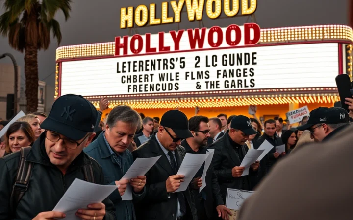 Atores em Greve Histórica Transformam Hollywood em Palco de Protestos