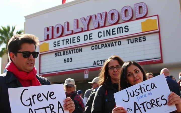 Atores em Revolta: Greve Histórica Paralisa Hollywood e Exige Novos Direitos