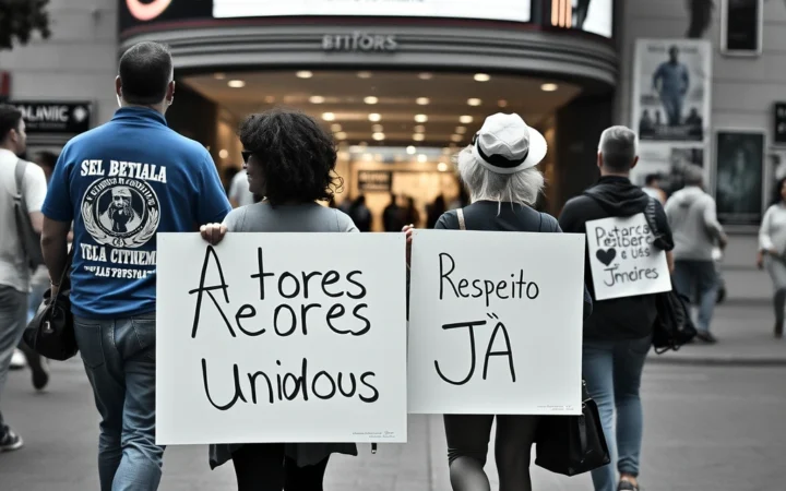 Elenco do Filme “Sombras do Amanhã” Anuncia Greve por Direitos Trabalhistas