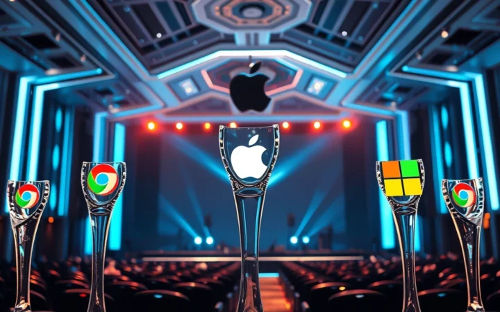 Google, Apple e Microsoft Dominam Lista das Empresas Mais Premiadas de 2026