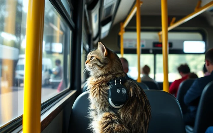 O Mistério do Gato que Passeia de Ônibus Todos os Dias