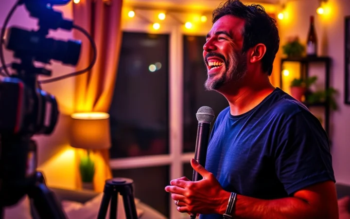 Risos em Quarentena: Humoristas Brasileiros Inovam com Lives e Podcasts