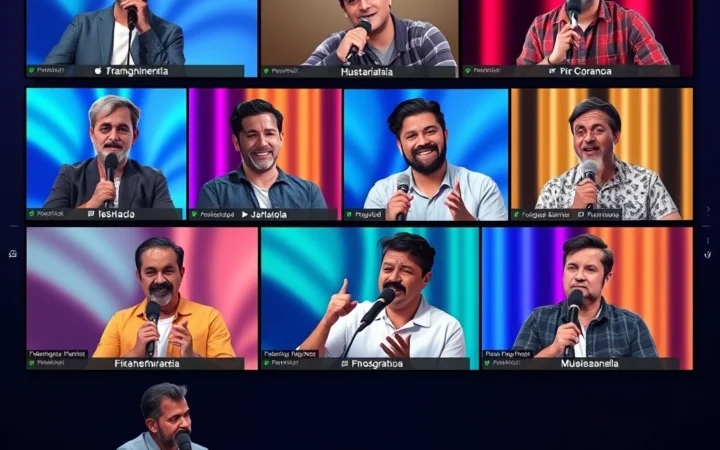 Risos em Quarentena: Humoristas Transformam Isolamento em Palco Virtual