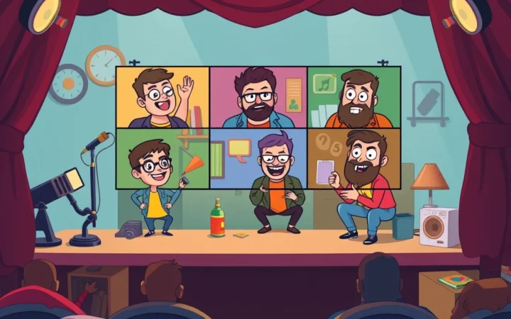 Risos em Quarentena: Como os Humoristas Transformaram o Isolamento em Palco Global